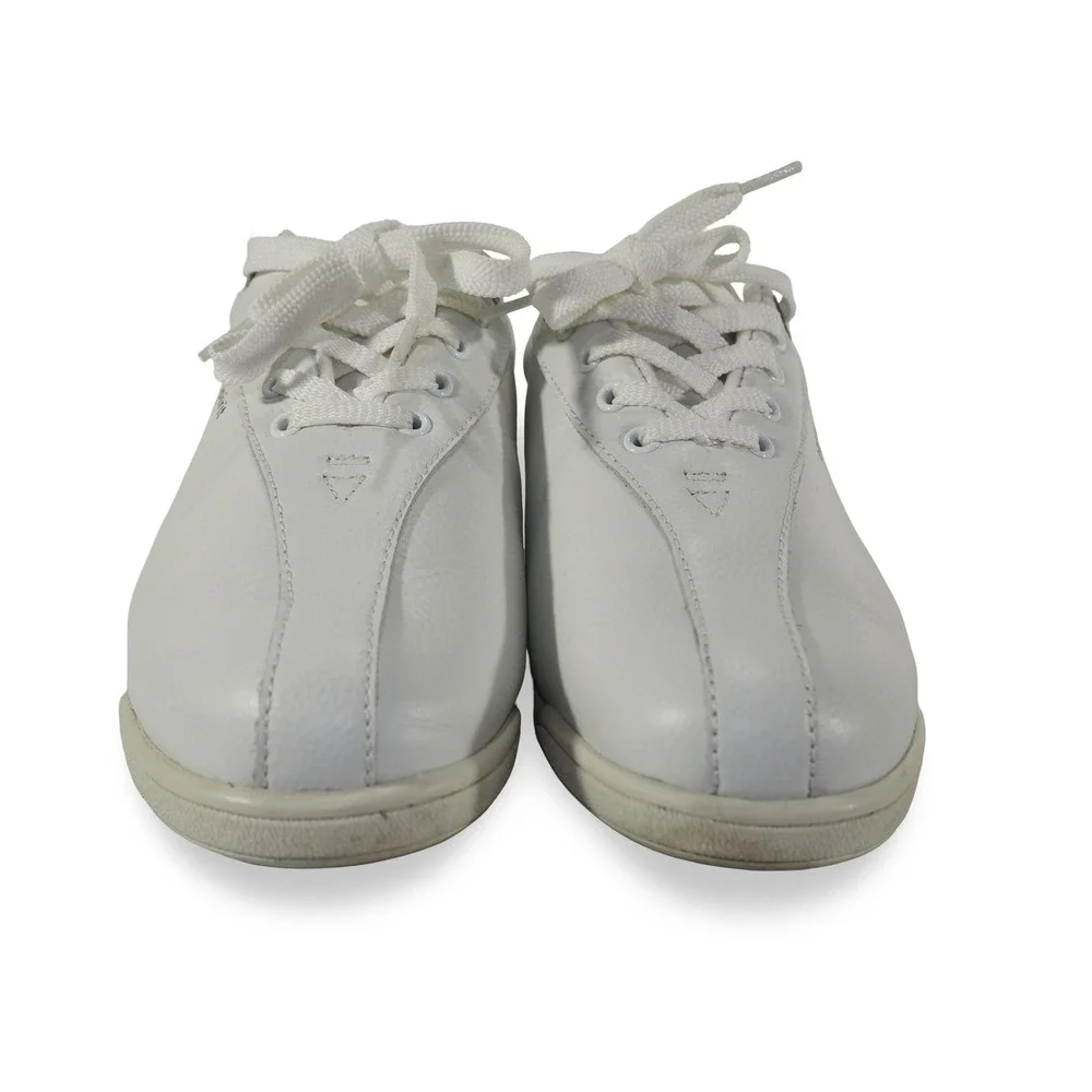 Easy Spirit AP1 Leather‎ Casual Sneakers Womens 9W White Walking Shoes ESAP1